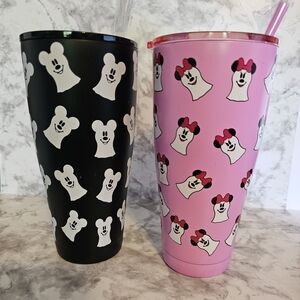 His & Hers Mickey/Minnie Ghost tumblers